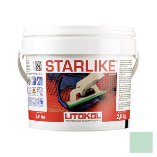 Litochrom Starlike затирочная смесь (Литокол Литохром Старлайк) C.540 (Verde Salvia/ Зелёный шалфей), 5 кг