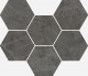 Charme Evo Antracite Mosaico Hexagon 25x29 (620110000050)