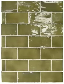 Плитка Equipe Manacor Basil Green 7.5x15