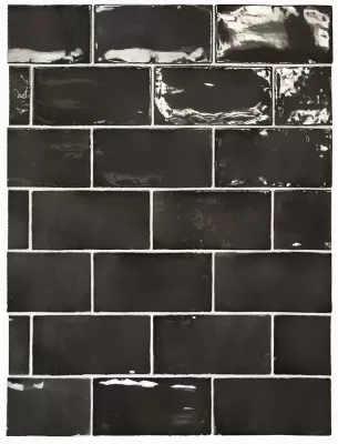 Плитка Equipe Manacor Black 7.5x15