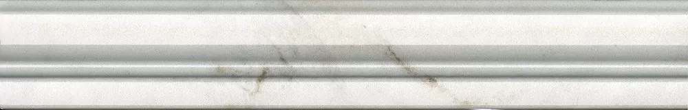 BLC031R Бордюр Серенада белый глянцевый обрезной 30x5x1,9