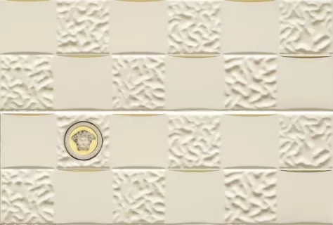 Gold Crema Combi Acqua/Dama Medusa Mix 25x75