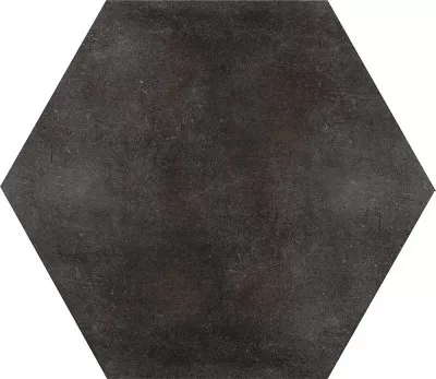 Керамогранит Cir Materia Prima  Esag. Black Storm 24x27,7
