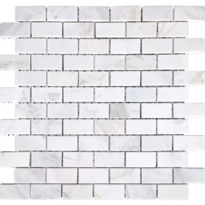Мозаика Pietrine Dolomiti bianco POL (23x48x7) 298x298