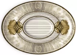Medallon Leonora Oro Beige 14x10