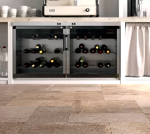 Плитка Marca Corona коллекция Springstone в интерьере кухни.