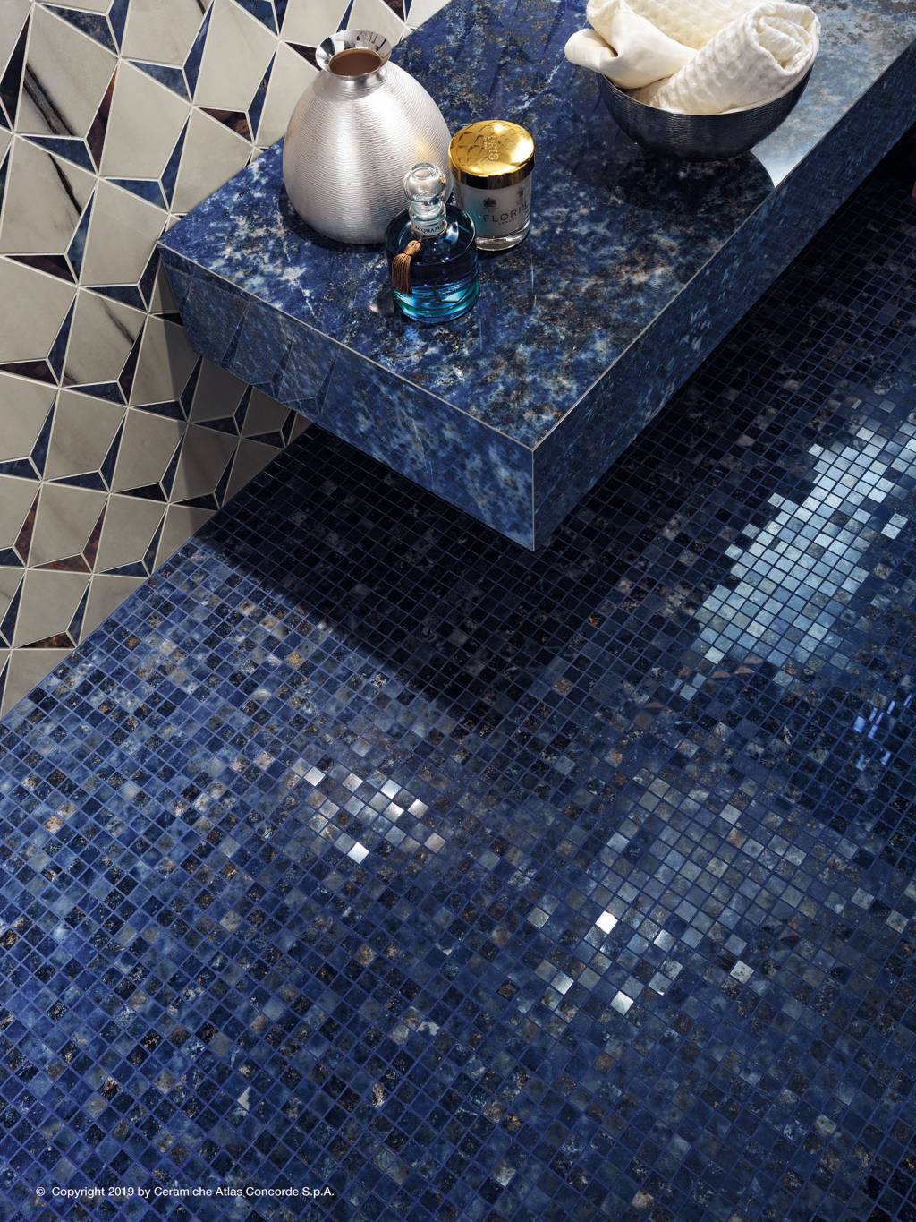 Плитка Atlasconcorde Marvel Dream в интерьере ванной комнаты